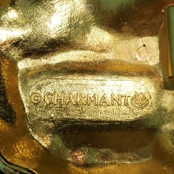 Vintage, Charmant Nugget Gold Belt Buckle - Picture 3 of 3